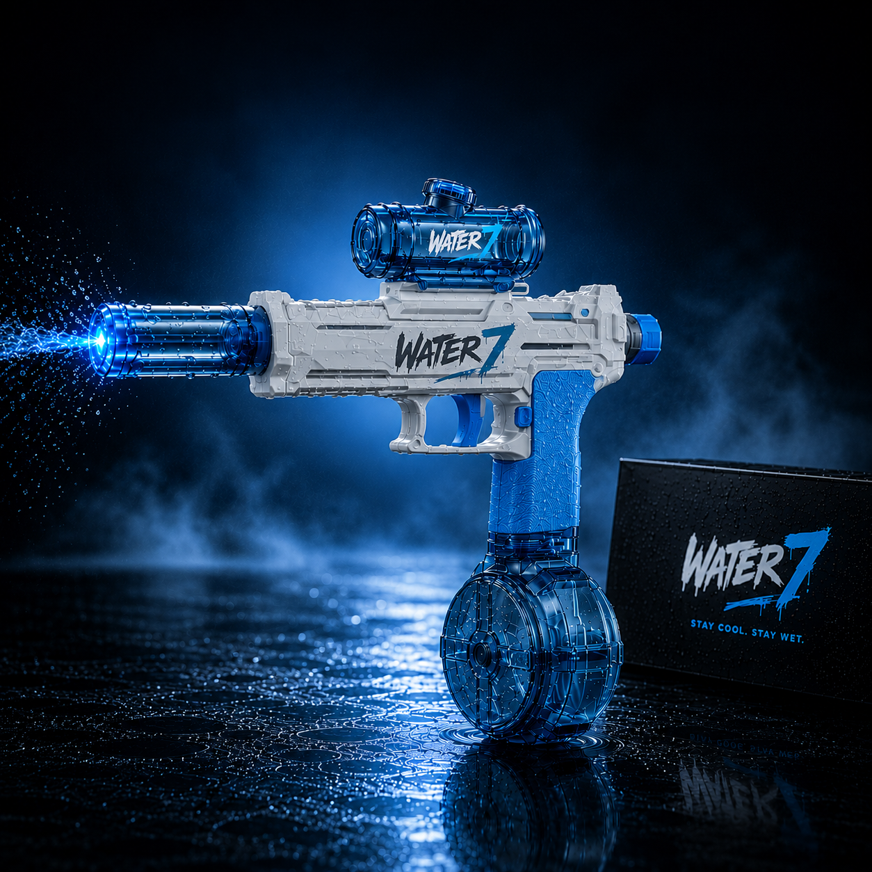 Water7™ Pro — Pistola ad Acqua LED Elettrica