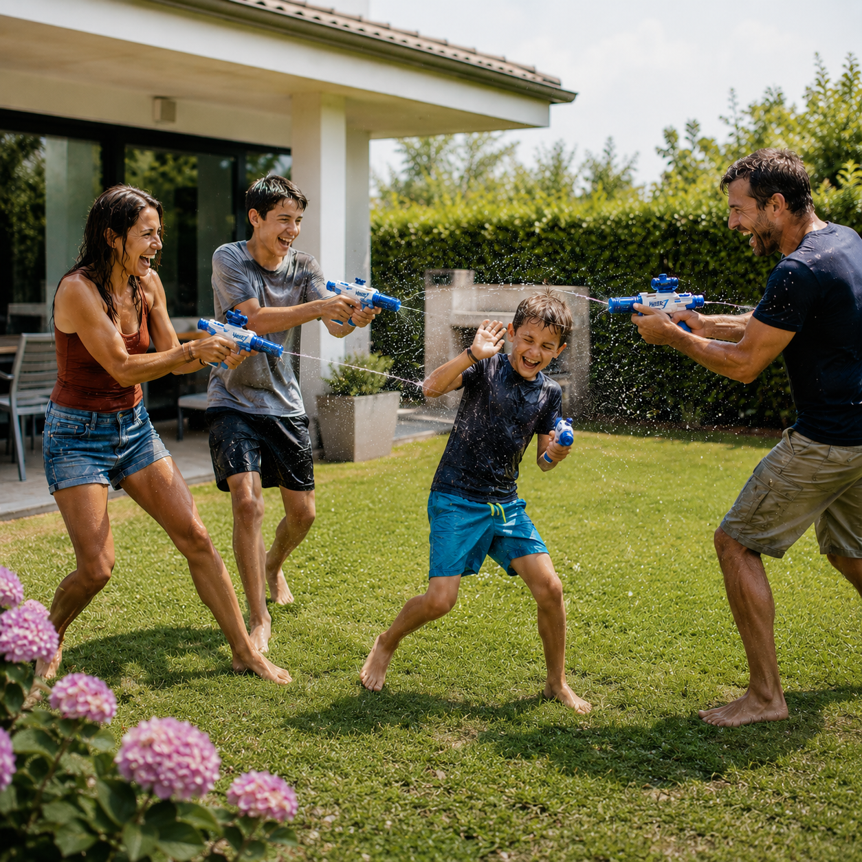 Water7™ Pro — Pistola ad Acqua LED Elettrica