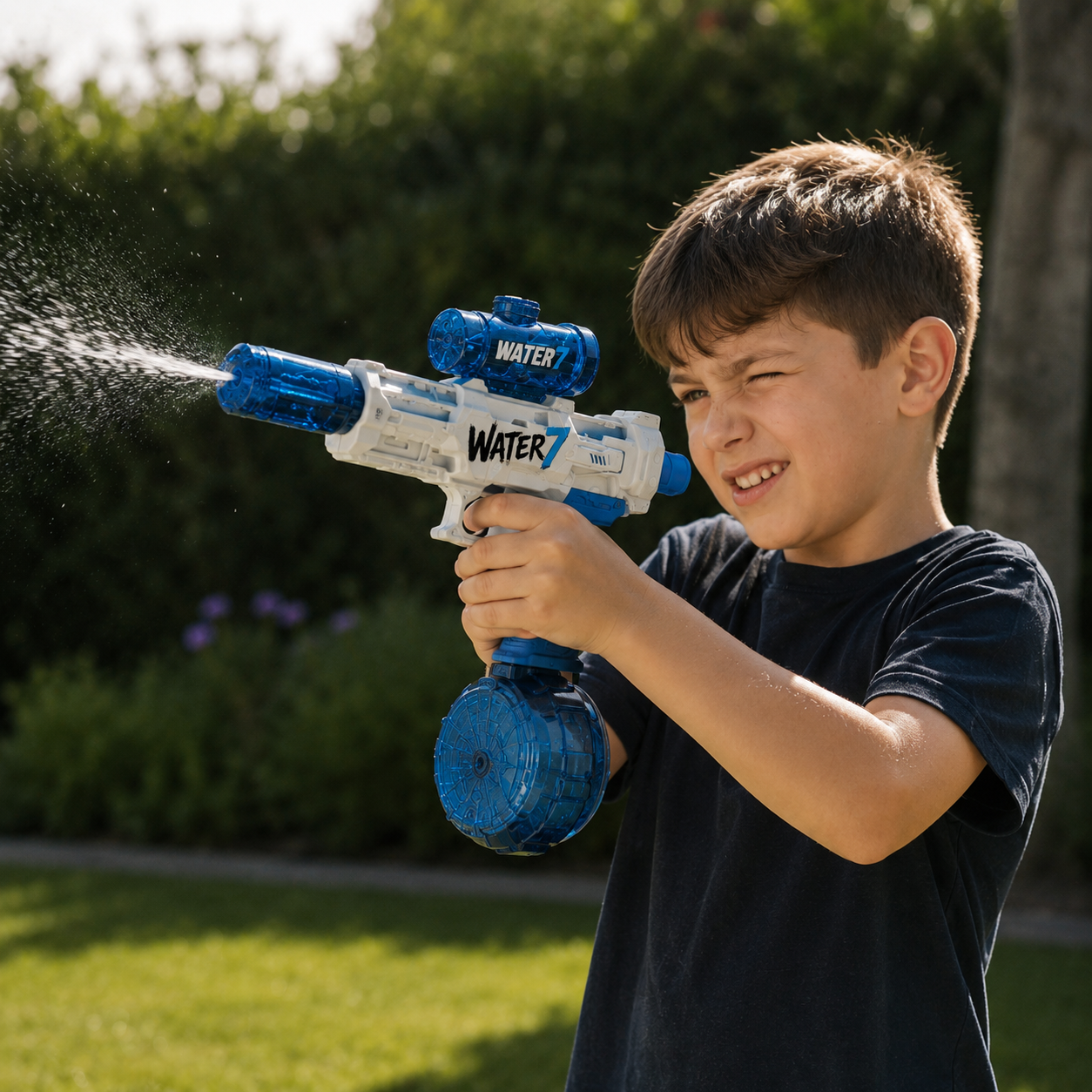 Water7™ Pro — Pistola ad Acqua LED Elettrica